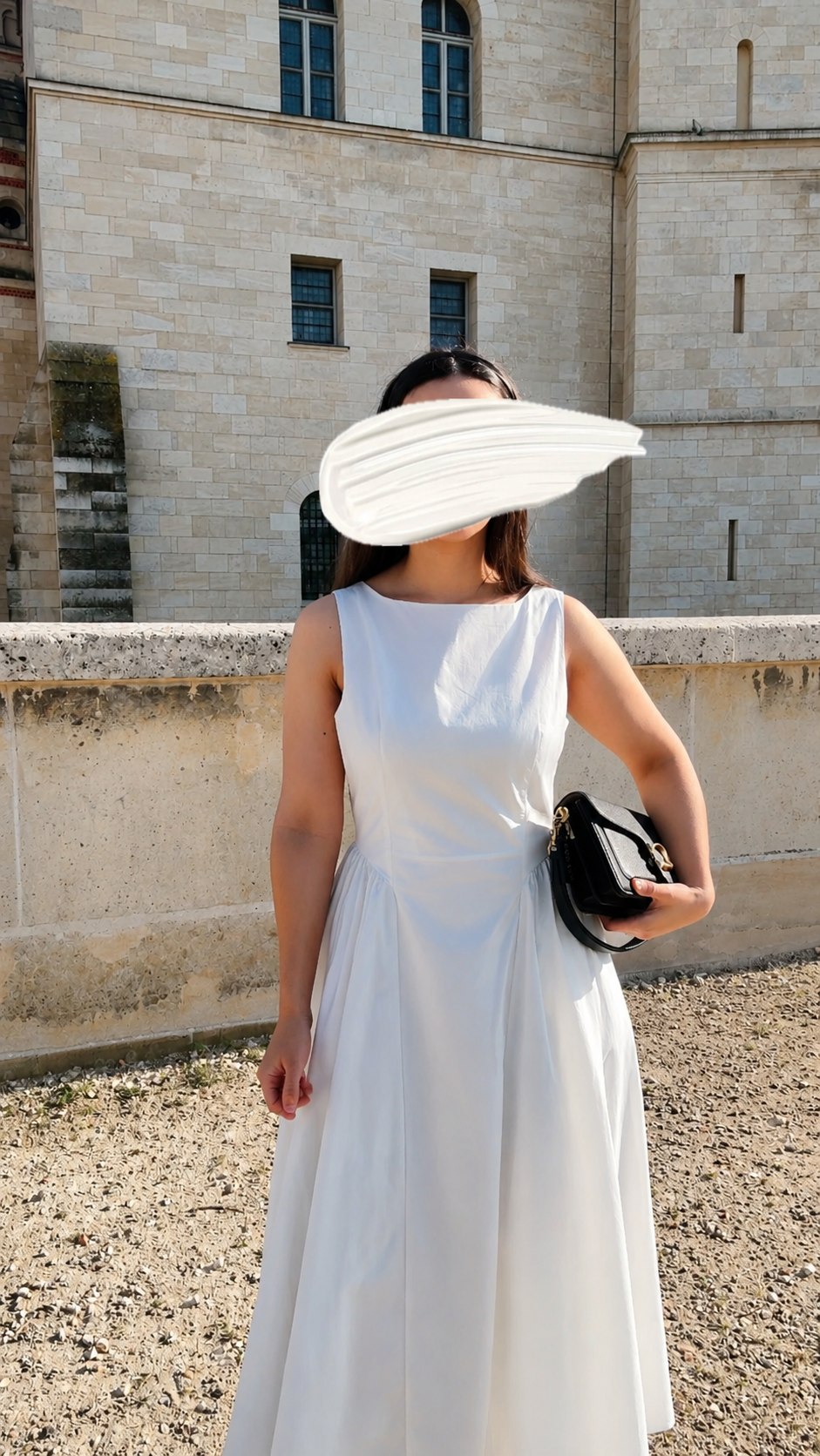 Robe ALBA blanche en coton