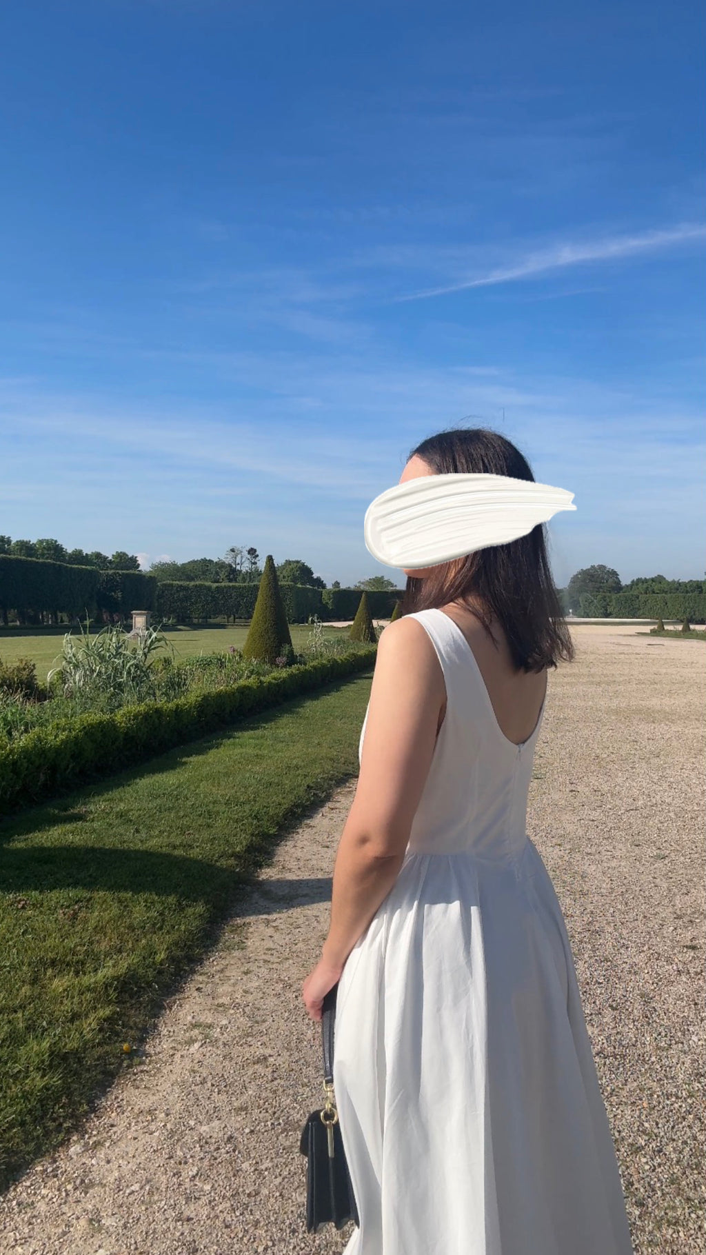 Robe ALBA blanche en coton