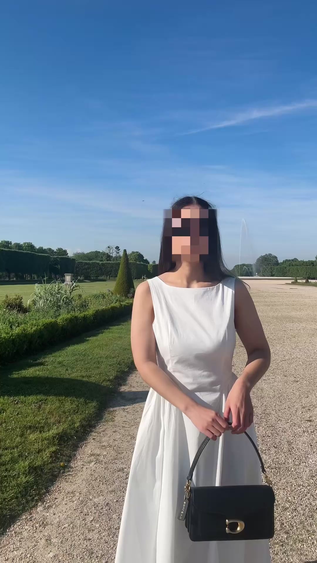 Robe ALBA blanche en coton